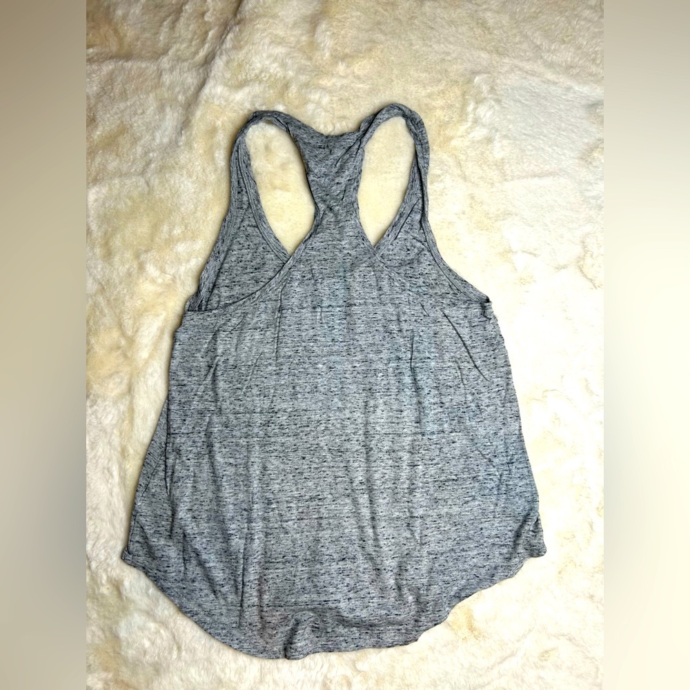 Aritzia Azure Skies Sz S Grey Racerback Tank Top